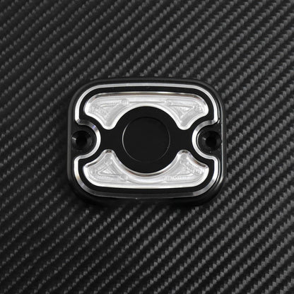 ya 6 8.24 baidi Chrome Front Master Cylinder Cover Fit for Harley Dyna 06-17 Softail 06 Touring