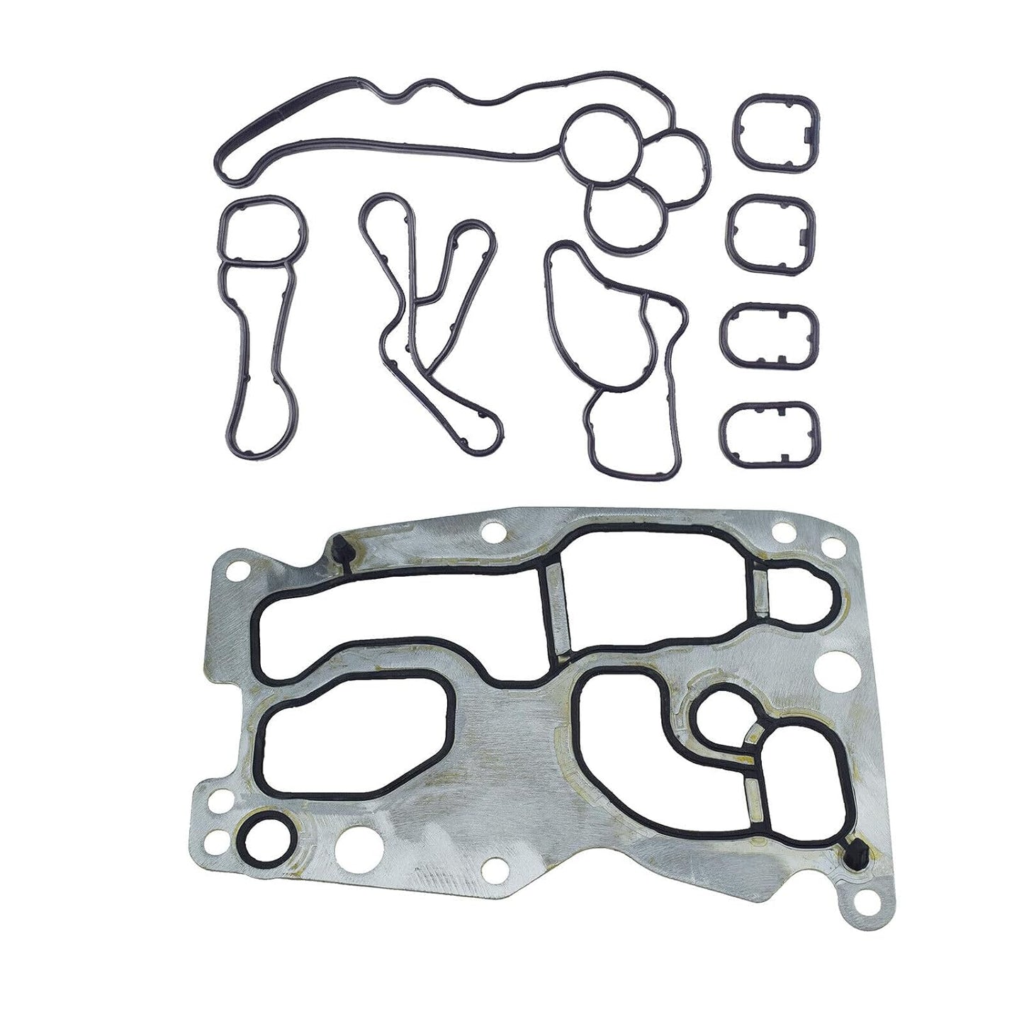 ya 4 8.8 Oil Filter housing Sealing Gasket Set Suitable for BMW E90 E71 F01 F10 N47N N57N 11428580680