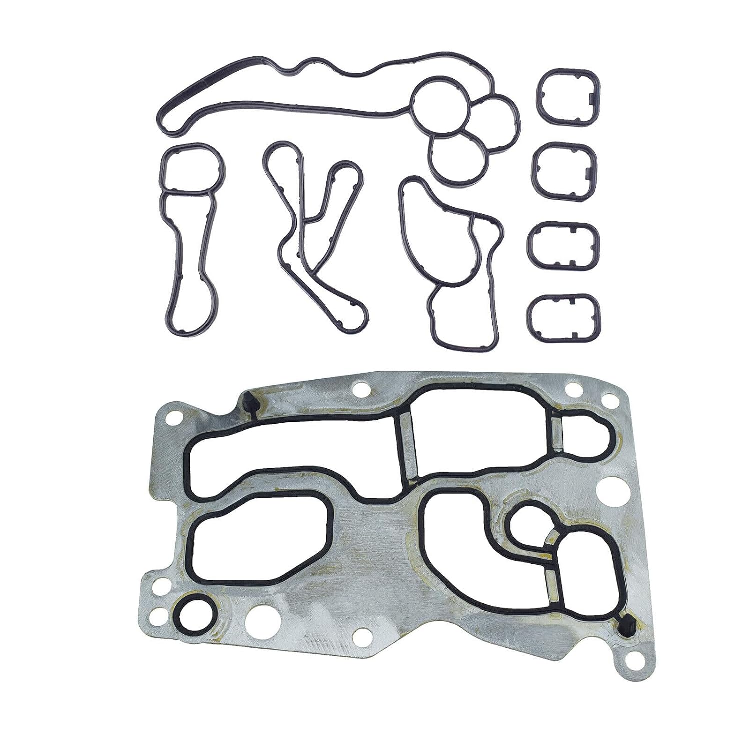 ya 4 8.8 Oil Filter housing Sealing Gasket Set Suitable for BMW E90 E71 F01 F10 N47N N57N 11428580680