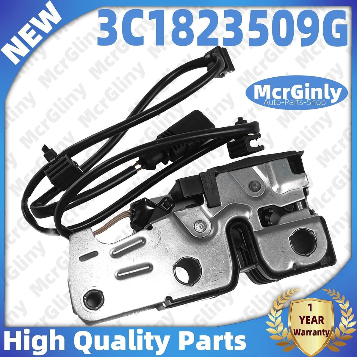 ya 11 9.14 baidifor VW for Passat 2006-2011/ for Passat CC 2009-2012 Engine Hood Lower Latch Lock