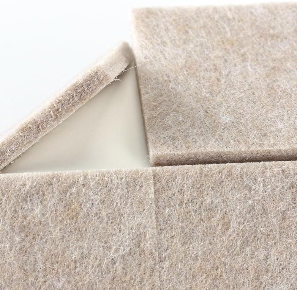 ya 26 10.21 baidi 8 Pcs Table and Chair Mats Square Felt Pads Floor Protector for Furniture