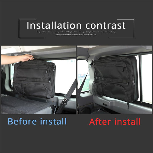 ya 2 8.15 2-Pack Rear Quarter Window Glass Storage Bags for for Land Rover for Defender 2004-2018