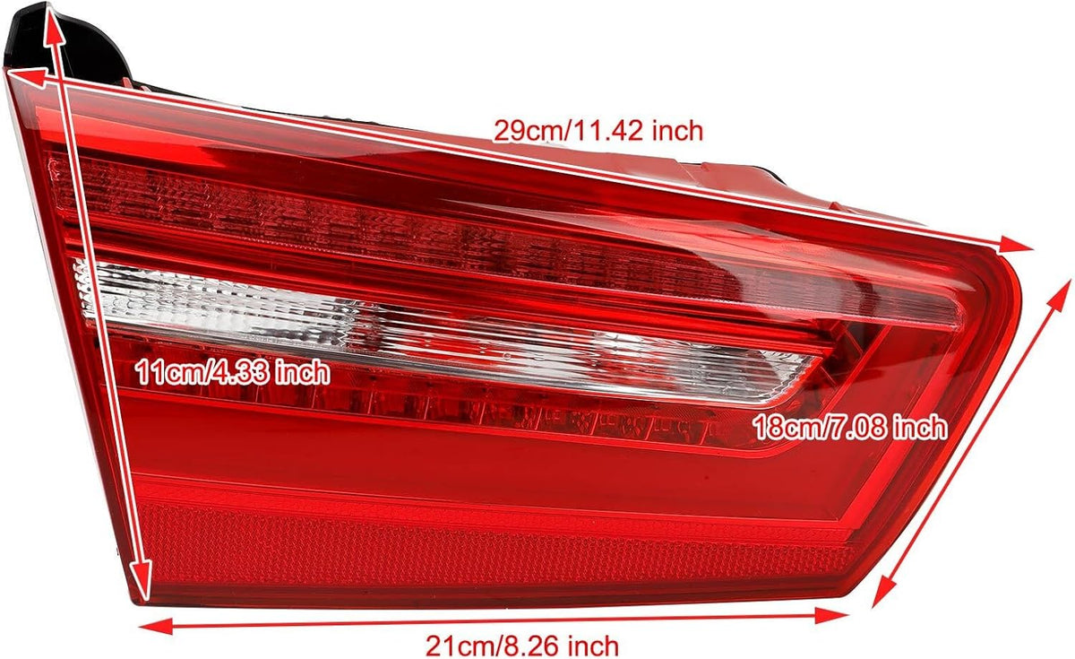 ya 10 9.16 zhengce Left Inner Trunk LED Tail Light Lamp for AUDI A6 C7 2012-2015 P1
