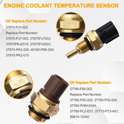 ya 11 9.14 baidi2X Cooling Fan Switch Coolant Temp Sensor Fit for Honda for Accord for Civic 37760-P00-003