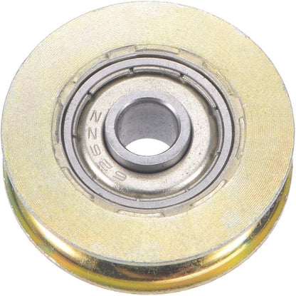 ya 26 10.21 baidi Sliding Door Roller U Groove 6.4mm Shaft Hole 32mm Diameter, ing Steel, 4pcs