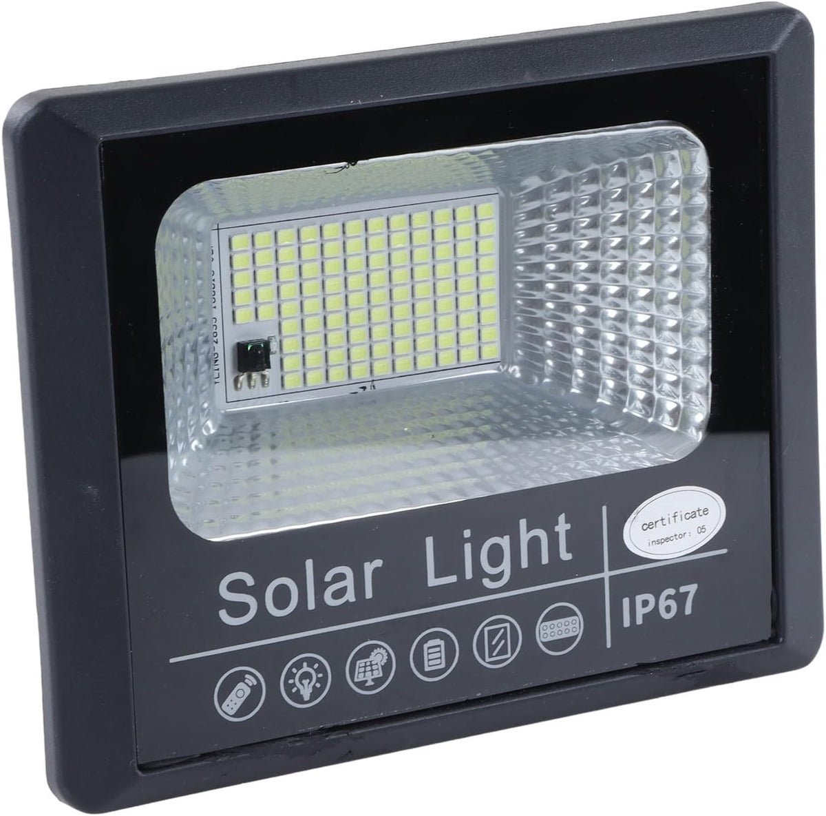 ya 26 10.21 baidi Solar Light Remote Control Lighting Sensing Timing Lamp 30W for Outdoor