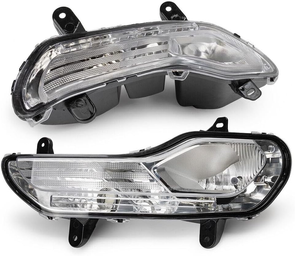 ya 10 9.16 zhengce Pair Clear Lens Front Bumper Fog Lights Lamps Fit For 2013-2016 for Ford Es