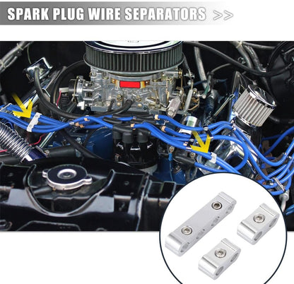 ya 11 9.14 zhengce Engine Spark Plug Wire Aluminum Separator Divider 8mm 9mm10mm Fit for Ford