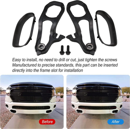 ya 5 8.24 baidi Dual Front Left and Right F for Ram e Tow Hooks and Bumper F for Ram e for 2019-2022 for Ram 1500