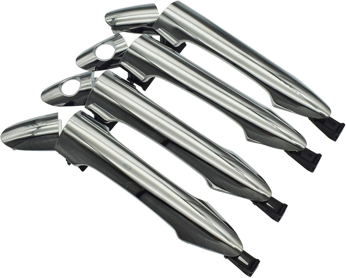 ya 10 9.16 baidi 4Pcs Chrome Door Outer Handles with Cap for Kia Picanto 2011-16 82651-1Y000