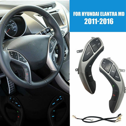 ya 6 8.24 baidi for Hyundai for Elantra MD 11-16 Cruise for Audi o Steering Wheel Control Switch LH+RH at
