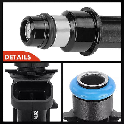 ya 10 9.16 baidi New 6 Fuel Injectors Fit for Chevy Trailblazer for GMC Envoy 4.2L 2002-2004 25313185