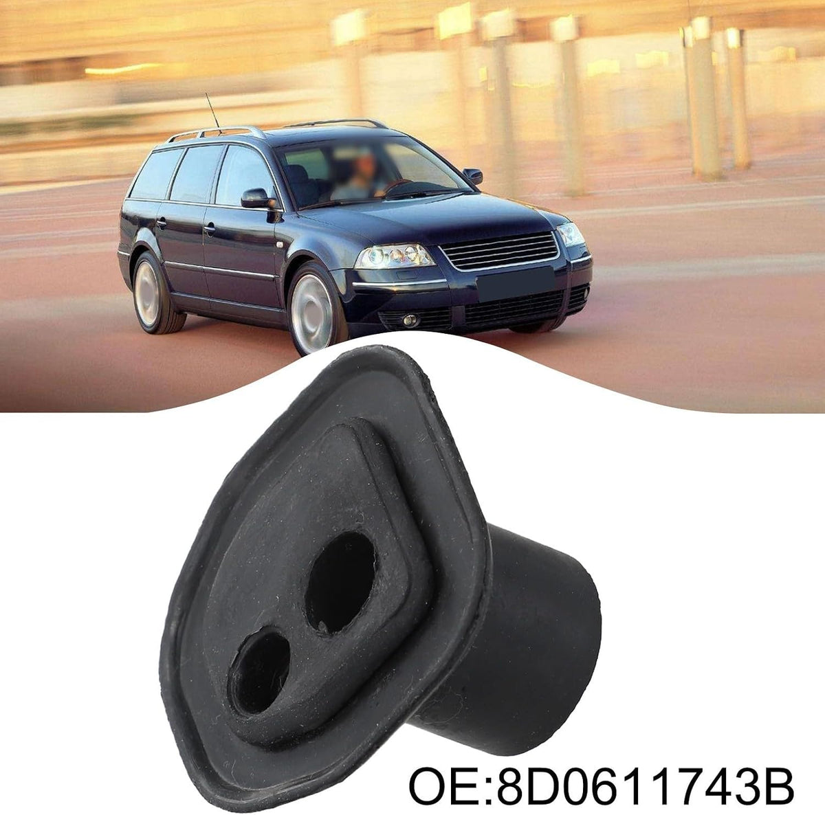 ya 4 8.14 Rubber Brake Vacuum Tube Connector 8D0611743B Fits for Passat B5 and For Fields