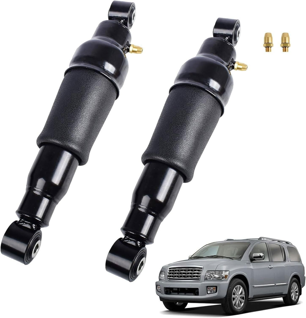 ya 12 10.8 baidi Pair Rear Air Suspension Shock Struts for Infiniti QX56 JA60 for Nissan Armada WA60.