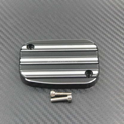 ya 6 8.14 One Pair Brake Master Front Cylinder Cover Fit for Harley FLHT FLTR CVO VRSCD