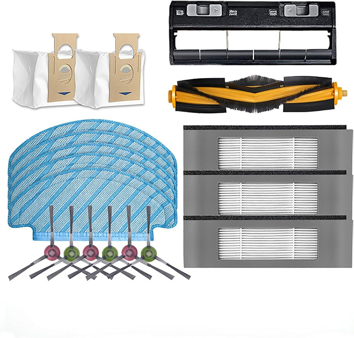 ya 26 10.21 baidi Main brush, side brush, filter, mop cloth, and dust bag suitable for Ecovacs K781+ and VAC K760-