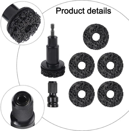 ya 13 9.15 baidi Comprehensive 8PCS Rust Removal Tools for Car Hub Shafts and Brake Disc Care