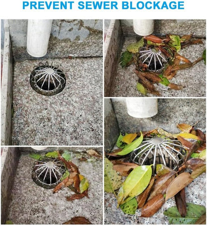 ya 14 9.20 baidi Gutter Hole Ca Leaf Filter Cover Anti-Blocking Drain Tops for Roof outside-1