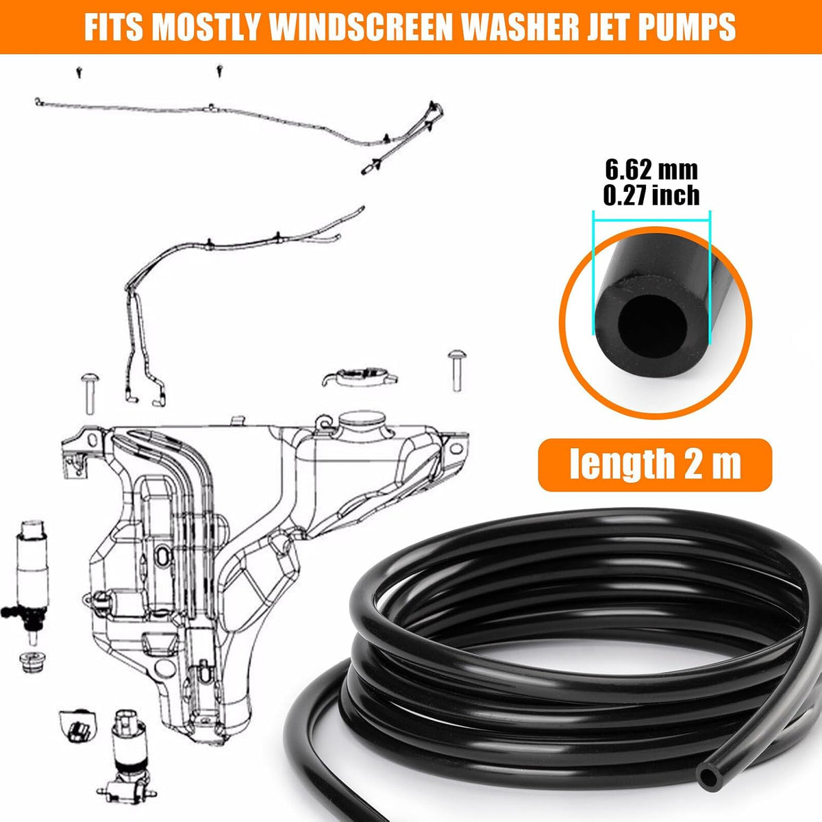 ya 9 10.24 NEW Windshield Nozzle Set Fits For 2011-2017 for Jeep for Grand Cherokee 55372143AB AU
