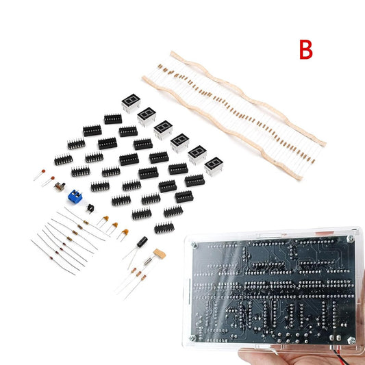 ya 16 10.20 baidi 6-bit Digital Circuit Clock DIY Electronic Kit Electronic Clock Teaching Kit
