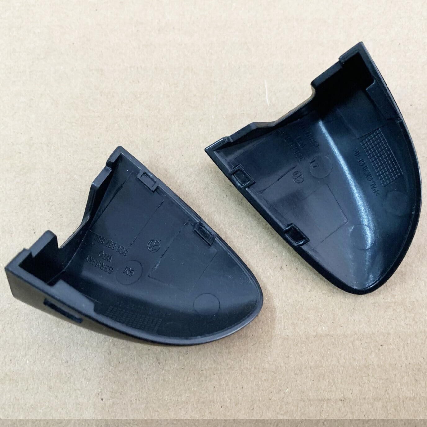 ya 2 8.15 2pcs Left + Right Door Lock Cylinder Handle Cover for VW for Passat CC 06-2019 3C0837879