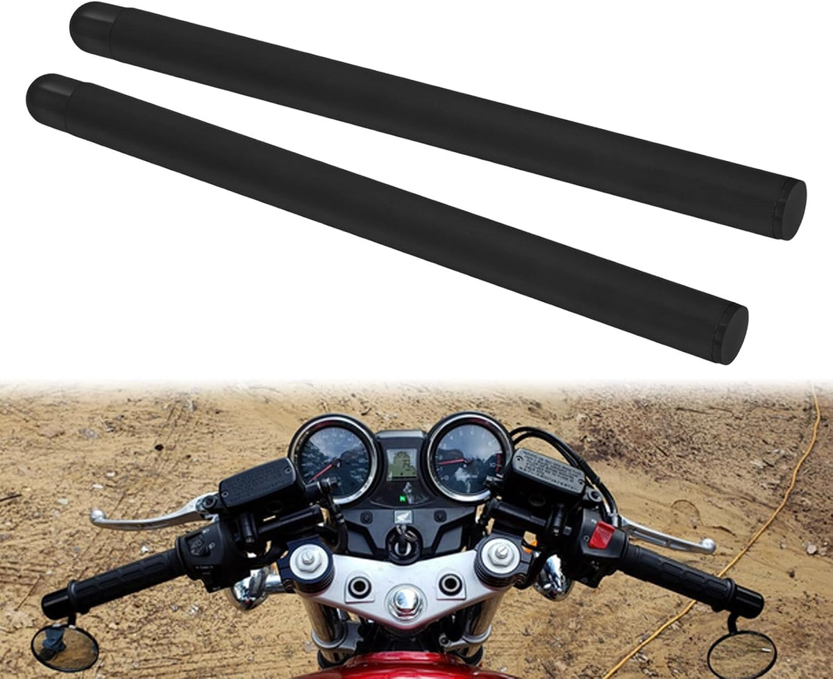 ya 11 9.14 baidiMotorcycle Universal 7/8 22mm Black CNC Adjustable Handle Bar Clip On Ons Fork