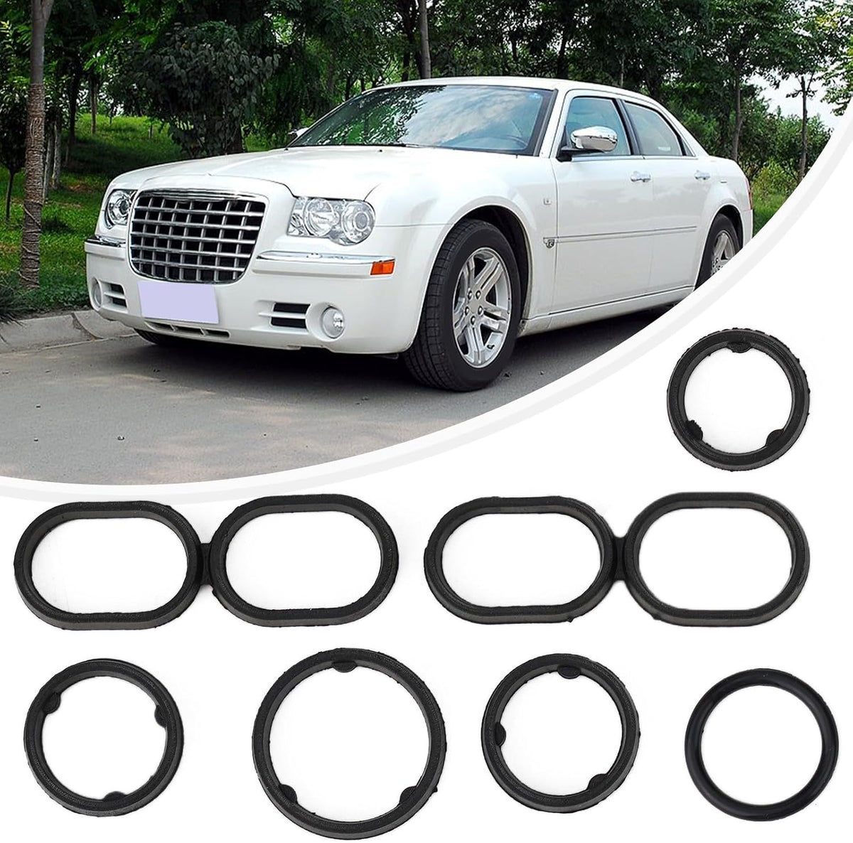 ya 11 9.14 baidiFilter Ring Gasket 68191356AA Auto Parts Black For 3.2-3.6L Engine