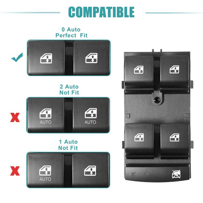 ya 8 8.24 baidi for Chevrolet Cruze Limited 2016 Black No. 20917577 1 Set Power Window Switch 