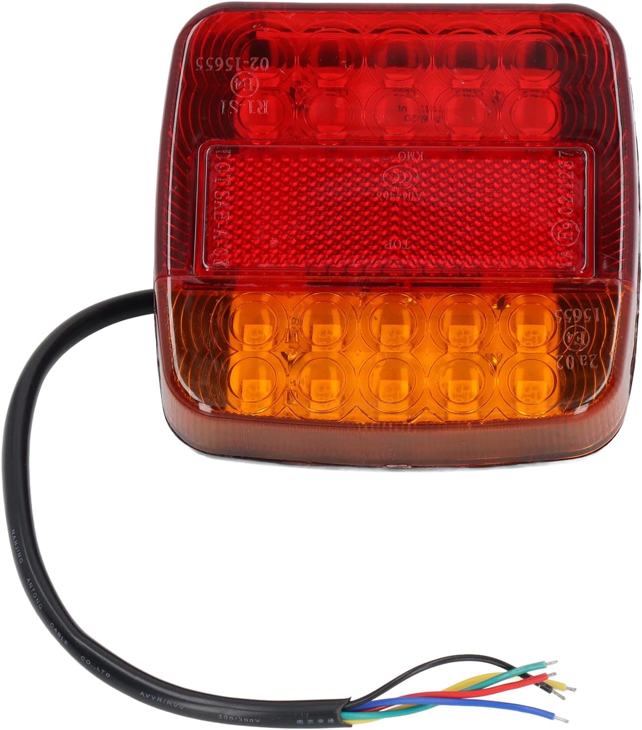 ya 7 8.24 baidi Auto 2pcs LED Taillights 12V Shock-Resistant Rear Turn Signal Lamp Parts For