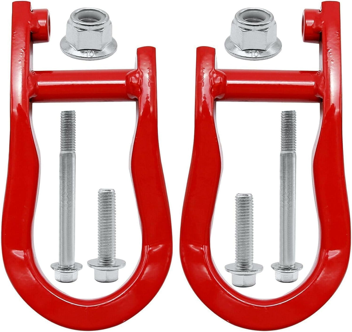 ya 28 10.13 zhengce 1 Pair of red Tow Hooks 84192871 for 2007-2019 for Chevrolet for Silverado