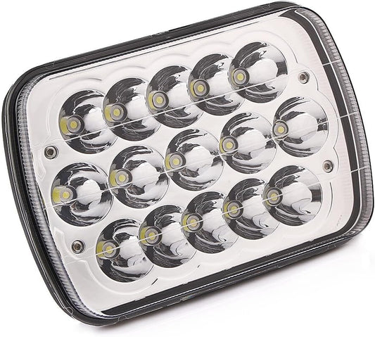 ya 4 8.10 7x 6 LED front headlight 45w universal for Jeep Cherokee truck with 5x7/6x7 lights 