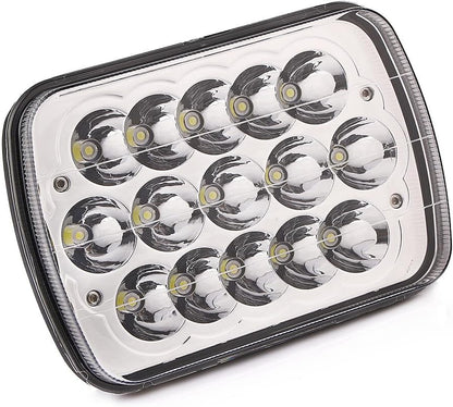 ya 10 9.16 zhengce 7x 6 LED front headlight 45w universal for Jeep Cherokee truck with 5x7/6x7