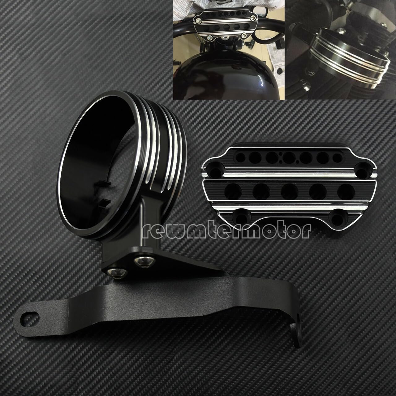 ya 4 8.24 baidi CNC Cut Side Speedometer Relocation Mount Bracket Fit for Sporster 883 2004-2018