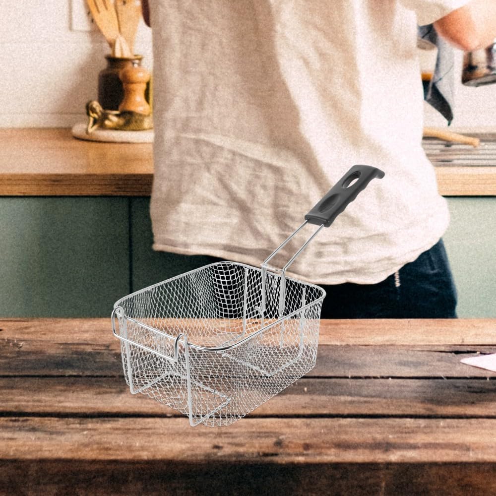 ya 14 9.20 baidi 2 Count Stainless Steel Frying S n Mesh Round Basket with Handle-1