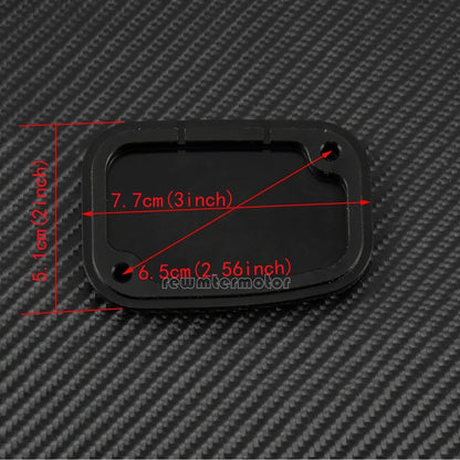 ya 28 10.13 zhengce Right Black Brake Master Front Cylinder Cover Fit for Harley Touring CVO V
