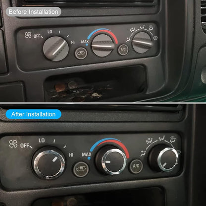 ya 9 10.24 3 Pack AC Temperature Control Knife for Chevrolet Express 2008-2021 Savana 84141127-