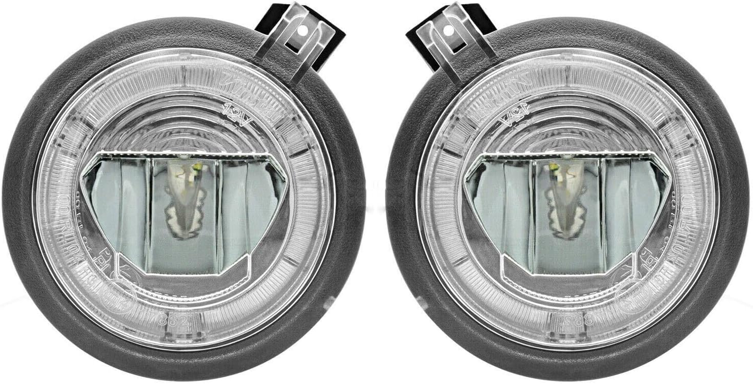 ya 7 8.24 baidi 2 in 1 LED Fog DRL Daytime Running Light Kit for 2001-2004 for Dodge Dakota Durango 