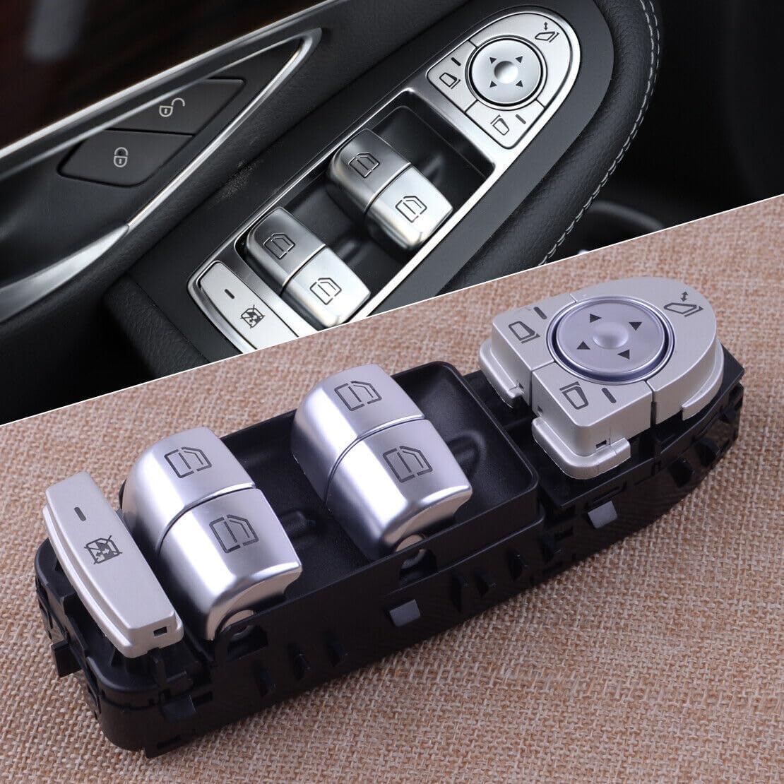 ya 11 9.14 zhengce Front Left Power Window Switch 2059056811 Suitable for Mercedes-Benz C200 C