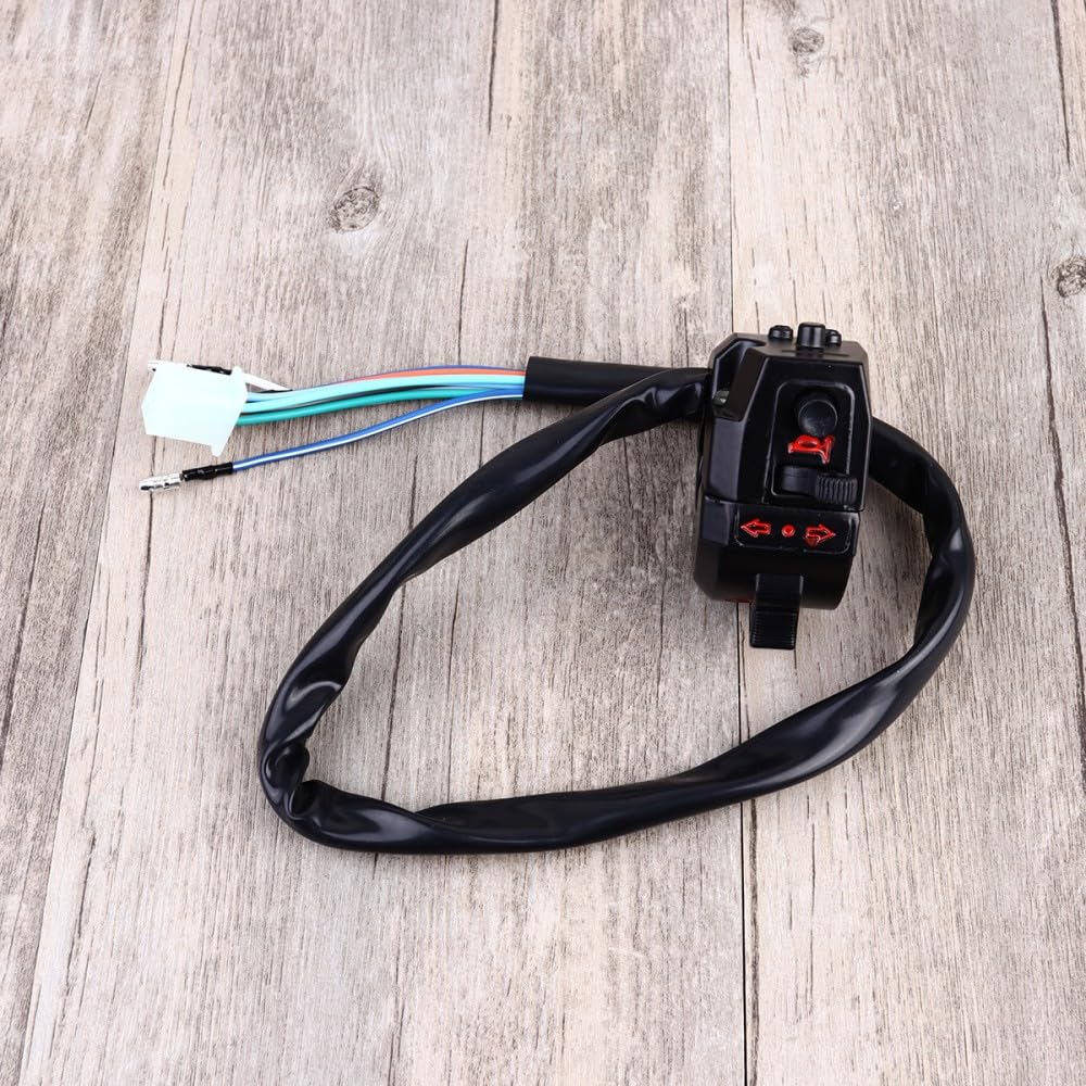 ya 13 9.15 baidi Durable Motorcycle Function Switch Handlebar Switch Turn Signal Horn Light Left