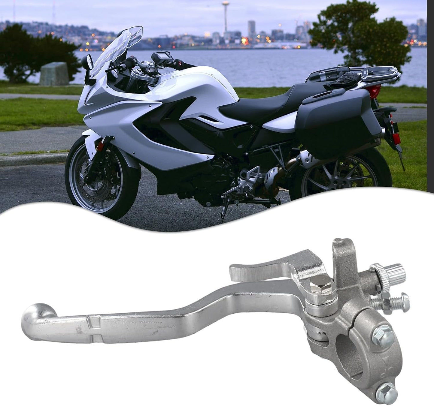ya 6 8.24 baidi Silver Clutch Lever Pertch Bracket for CRF250R For CRF450R For 250X