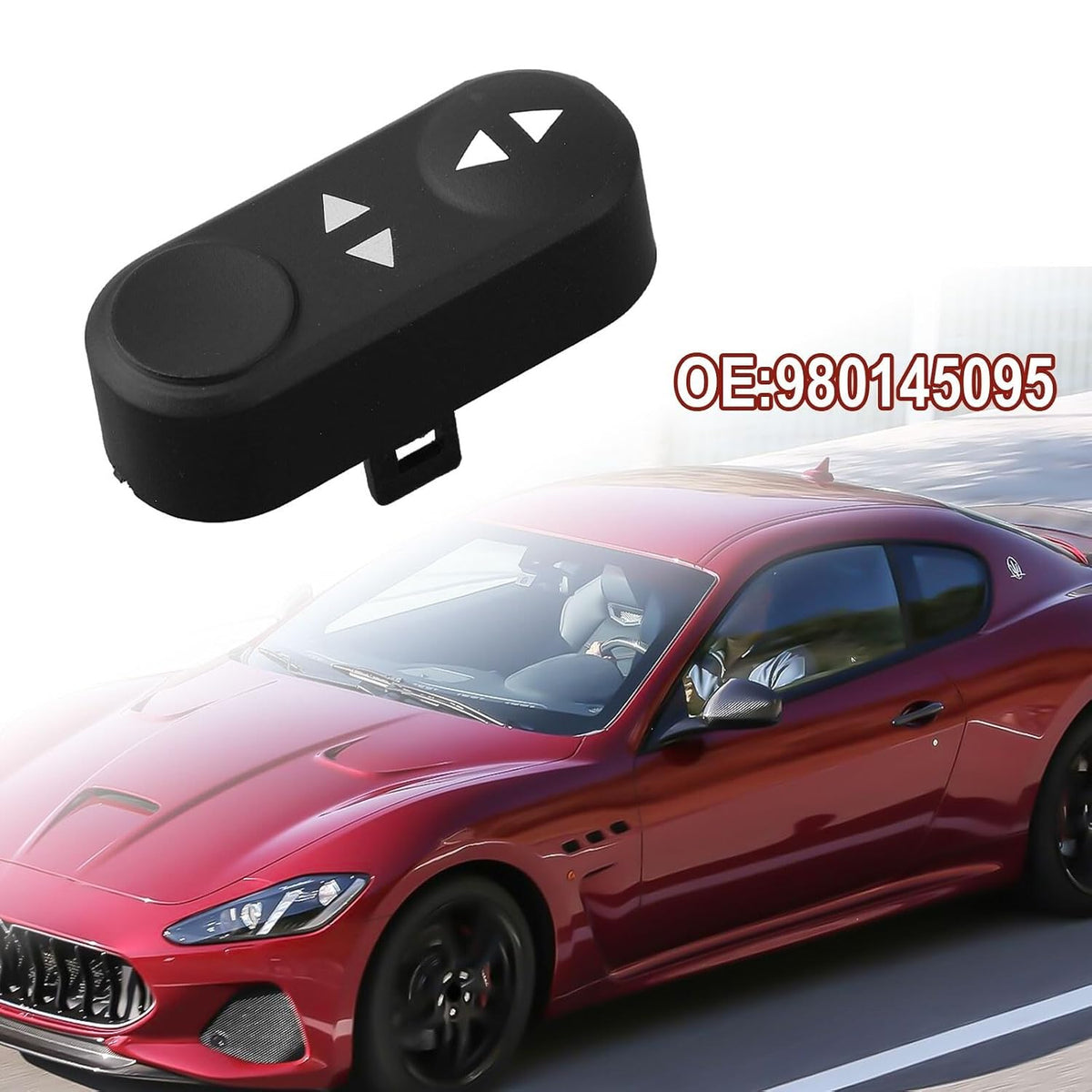 ya 23 10.7 baidi Elegant Black Design Switch Button Cover for for Maserati for GranTurismo 2004 2011