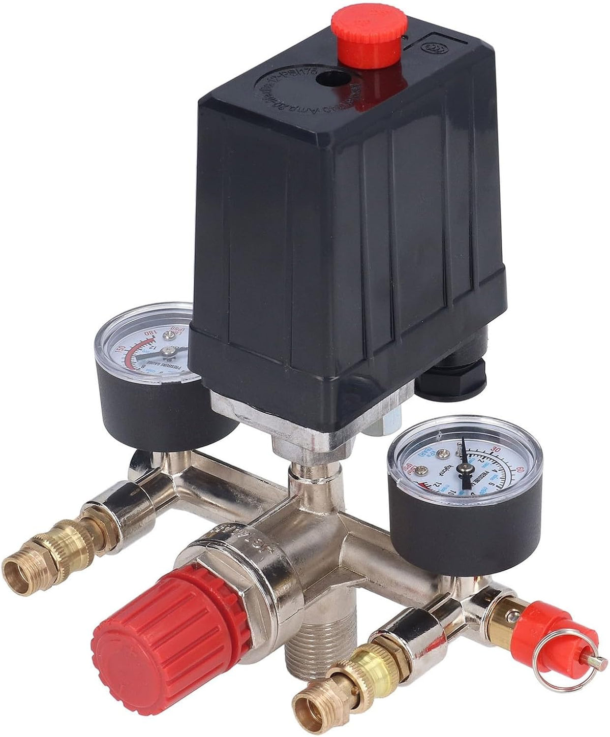 ya 26 10.21 baidi Air Compressor Pressure Valve Kit Vertical Switch Manifold Regulator
