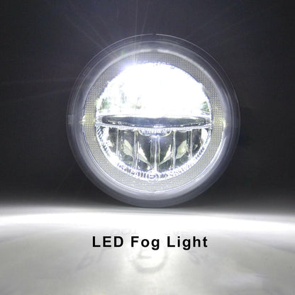 ya 10 9.16 zhengce for Lincoln Aviator 2003-2005 Halo Ring White DRL LED Fog Daytime Running L