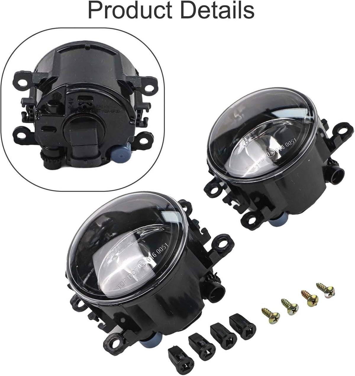 ya 13 9.15 baidi 1 Pair Front Bumper Fog Light Lamps For for for Suzuki SX4/ for Swift/Grand Vitara//Alto