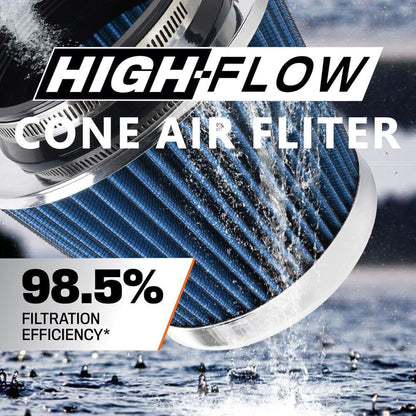 ya 13 9.15 baidi BLUE 3/3.5/4 High Flow Inlet Dry Air Filter Cold Air Intake Cone Replacement