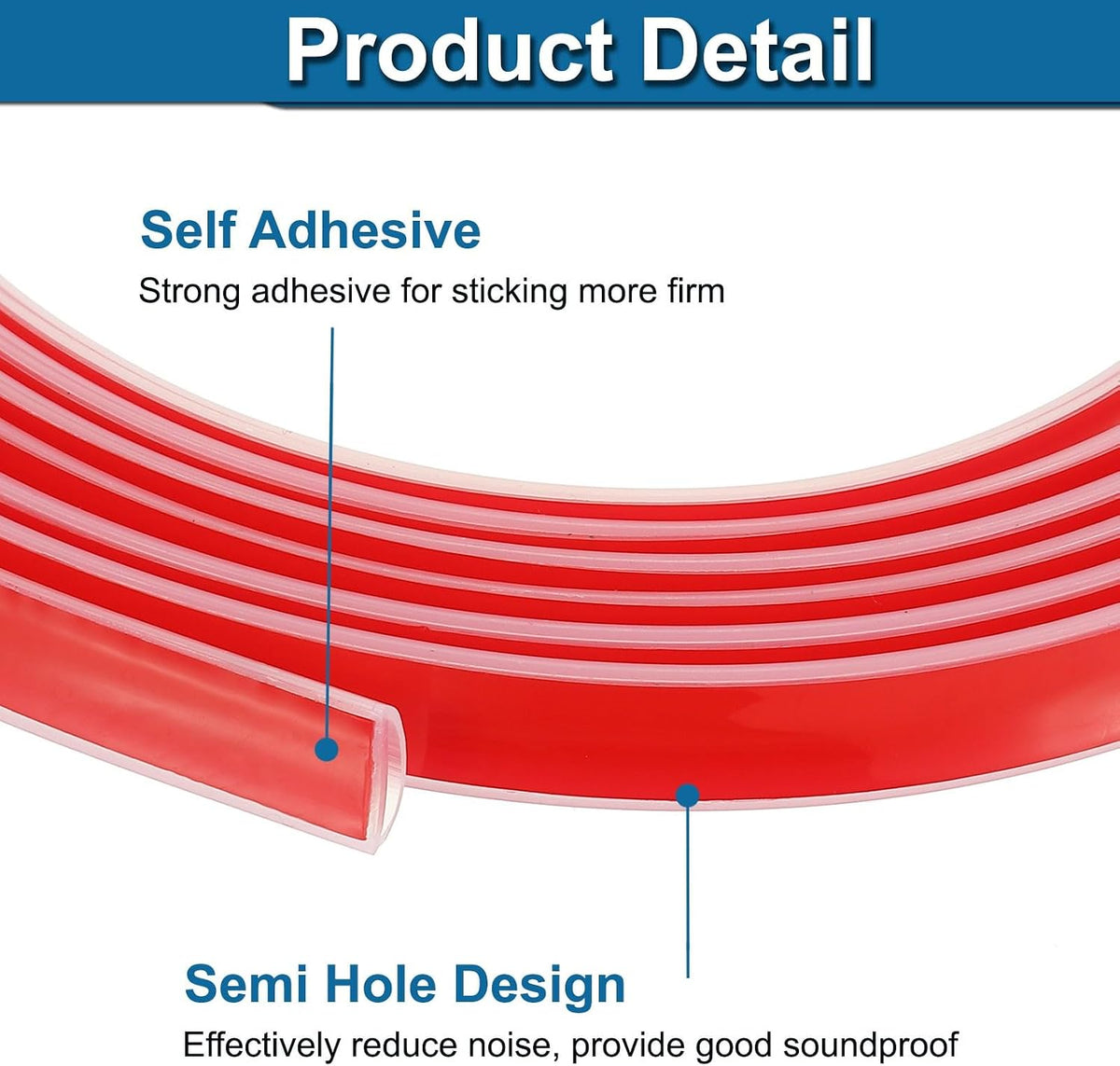 ya 26 10.21 baidi 19.7 ft 0.51Wx0.04Tx0.2H D Shape Silicone Weather Stripping Door Seal, Clear
