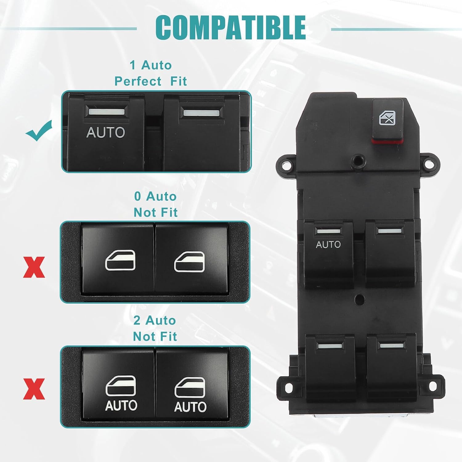 ya 8 8.24 baidi 35750-TM0-F01 Front Left Master Power Window Switch for Honda Fit City 2009-2011