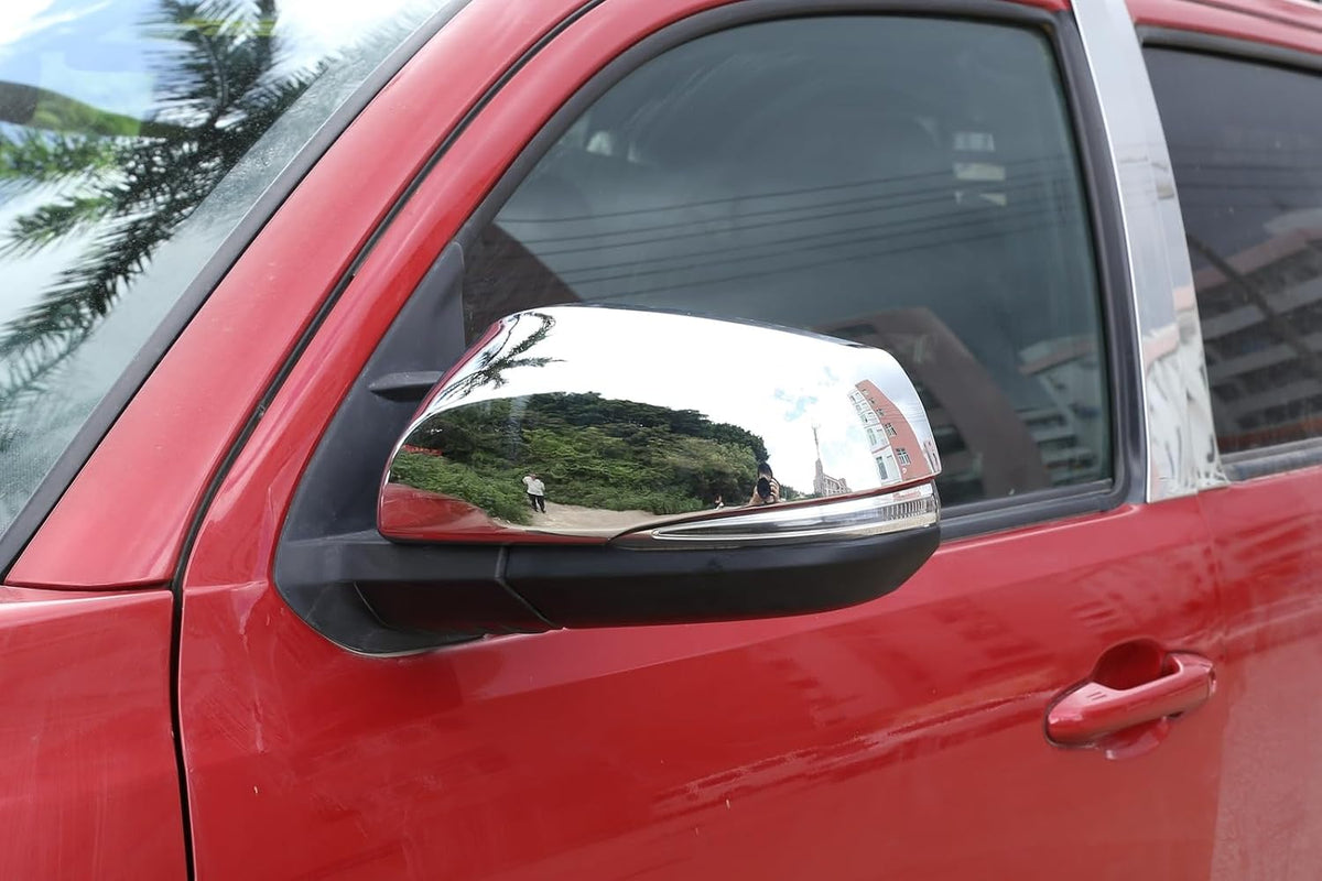 ya 11 9.14 baidi2-Pack ABS Chrome Outside Rearview Mirror Covers for Toyota Tacoma 2015-2022-