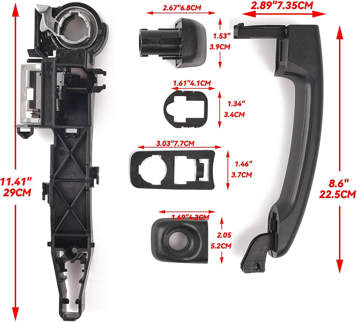 ya 10 9.16 baidi Front Right Door Handle for Renault Master MK3 Vauxhall Movano 10-16 806079208R