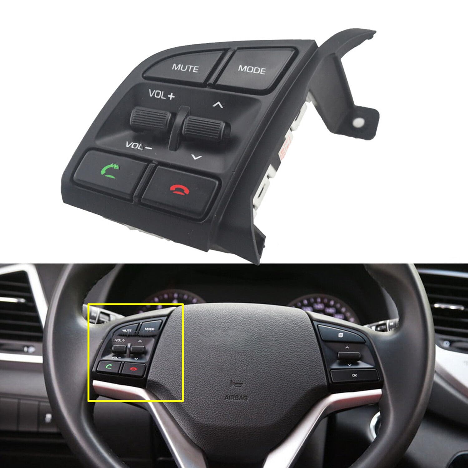 ya 8 8.24 baidi 1 Piece Remote Switch Left Suitable for 96710D35004X for Hyundai for Tucson 2016 2017